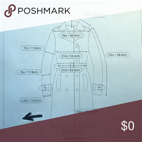 vintage burberry trench coat label|burberry trench coat measurement chart.